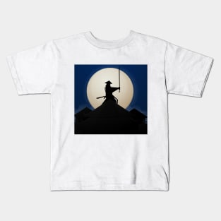 Samurai Artwork, Anime Kids T-Shirt